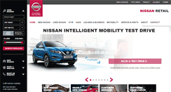 Desktop Screenshot of nissanretail.co.uk